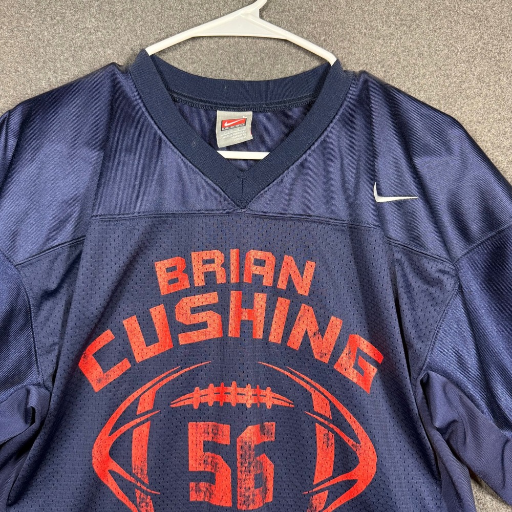 Nike Kids Brian Cushing Football Camp Jersey Navy Size L 14-16